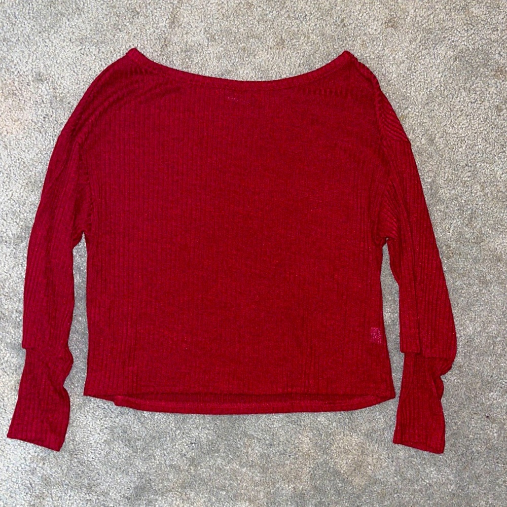 SHEIN off shoulder top size M burgundy red maroon NEVER WORN ! ! !